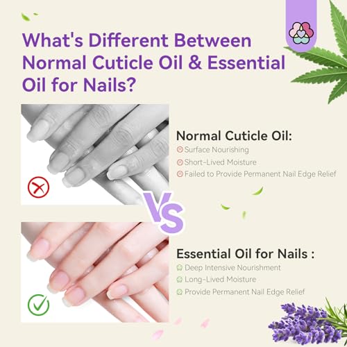 SAVILAND Essential Oils for Cuticle Nails: 100% Pure Natural Essential Oil Tea Tree Lavender Jasmine SAVILAND uk supplements