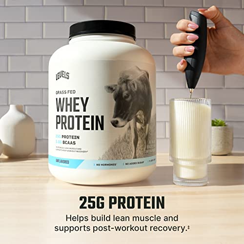Levels Grass Fed 100% Whey Protein, No Hormones, Unflavored, 5LB Levels Nutrition uk supplements