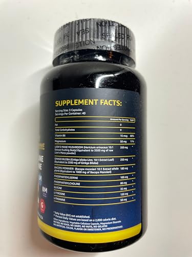 LetaGreen Organic Lions Mane Supplement Capsules - 120 Real Mushrooms Lion's Mane LetaGreen uk supplements