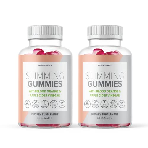 (Official 2 Pack) Slimming Gummies It Works with Apple Cider Vinegar and Sicilian Blood Orange Extract Max-Bio uk supplements
