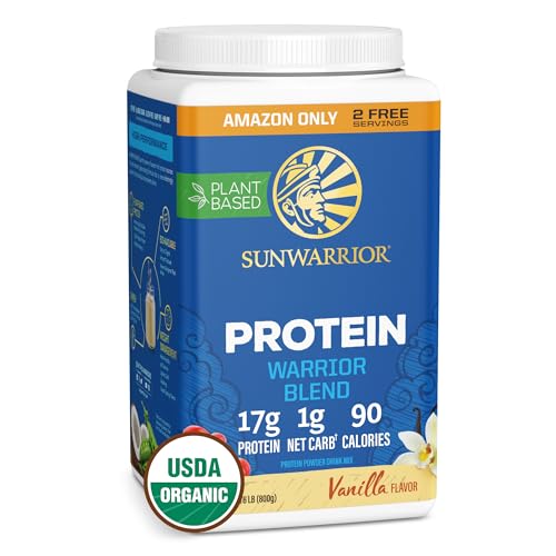 Vegan Protein Powder Plant-based Protein Powder USDA Organic | BCAA Amino Acids Sunwarrior uk supplements