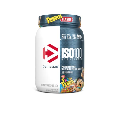 Dymatize ISO100 Hydrolyzed Protein Powder, 100% Whey Isolate, 25g of Protein Dymatize uk supplements