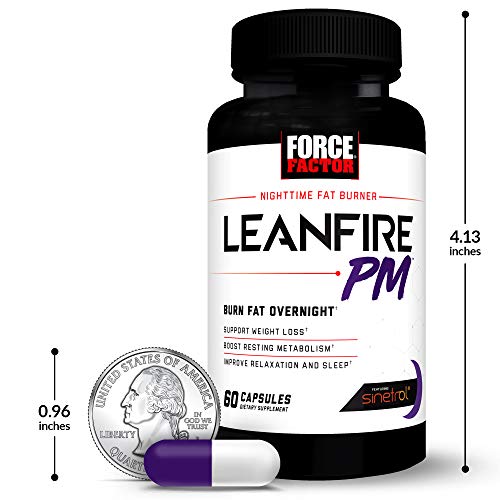Force Factor LeanFire PM Weight Loss Pills for Women & Men, Fat Burner & Overnight Force Factor uk supplements