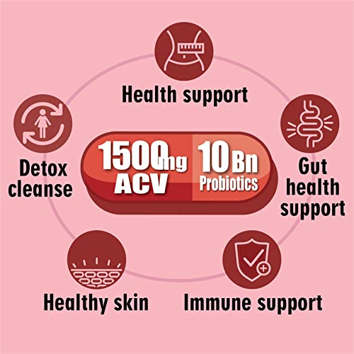 WayLoss 1500mg Apple Cider Vinegar Capsules/Apple Cider Vinegar Pills w/ 10 BILLLION WAY LOSS uk supplements