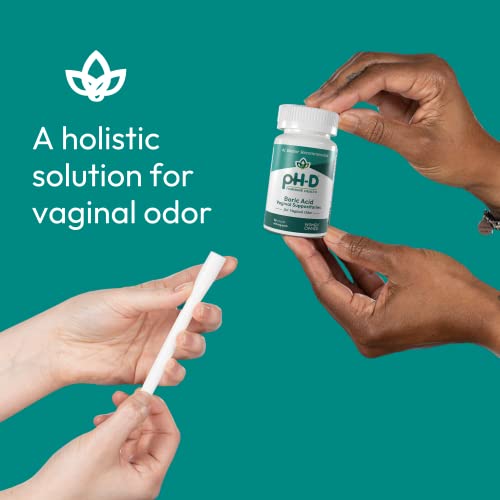 pH-D Feminine Health - Boric Acid Starter Bundle - pH-D Boric Acid Vaginal Suppositories 12 Count pH-D Feminine Health Support uk supplements