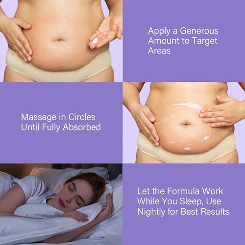 Belly Firming Cream, Overnight Toning Body Cream - Skin Tightening & Cellulite Cream COSINGKIN uk supplements