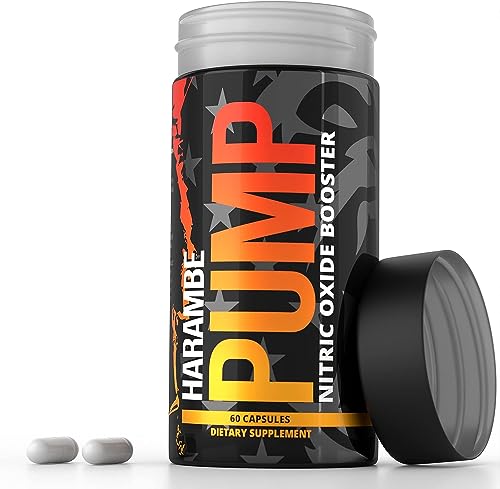 Harambe Pump - Nitric Oxide Supplement with Nitrosigine, S7, and BioPerine - Best Pre Harambe Blood uk supplements