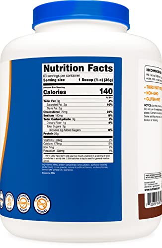 Nutricost Whey Protein Concentrate (Chocolate) 5LBS Nutricost uk supplements