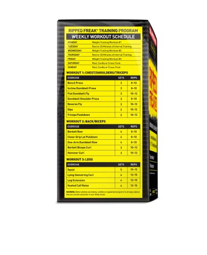 Pharmafreak Ripped Freak 2.0 - Hybrid Weight Loss Supplement - USA - 60ct (Bottle Only) Pharmafreak uk supplements