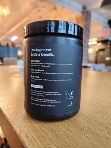 Gainful Creatine Powder, Post Workout Amino Acid Supplement, Muscle, Energy & Focus Support, 5g Creatine Monohydrate, Unflavored, 60 Servings Gainful uk supplements