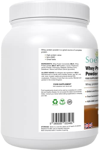 Soetik Whey Protein Powder (Chocolate Flavour) 600g Soetik uk supplements