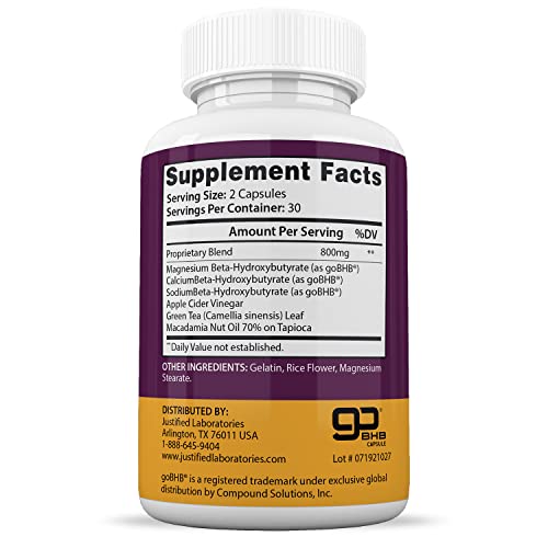 (2 Pack) Keto Advantage Keto Burn Pills Includes Apple Cider Vinegar goBHB Exogenous Justified Laboratories uk supplements