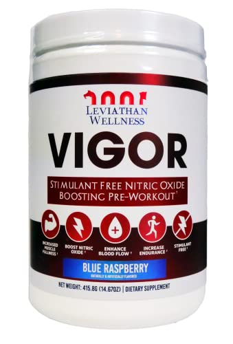 Leviathan Wellness Vigor - Stimulant Free, Nitric Oxide Boosting Pre-Workout Powder Leviathan Wellness uk supplements