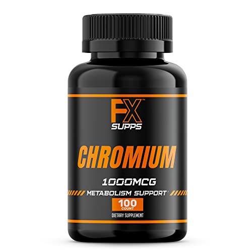 FX Supps Chromium Polynicotinate 1000 mcg (100 Capsules) Weight Management Supplements FXSUPPS uk supplements
