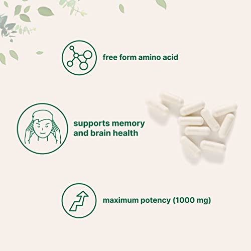 Micro Ingredients Plant Based L Tyrosine Pills, 1000mg Per Serving, 240 Capsules Micro Ingredients uk supplements