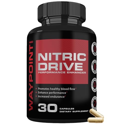Advanced Nitric Oxide Supplement for Men- 342% Nitric Oxide Booster – Includes L Arginine WAYPOINT HEALTH uk supplements