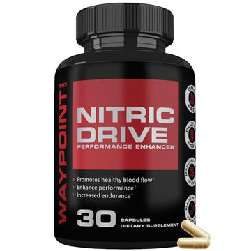 Advanced Nitric Oxide Supplement for Men- 342% Nitric Oxide Booster – Includes L Arginine WAYPOINT HEALTH uk supplements