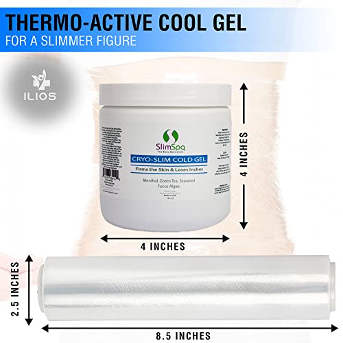 SlimSpa Cyro-Slim Cold Gel With Ilios Wrap - Skin Firming & Tightening Cryo Gel Solution ILIOS uk supplements
