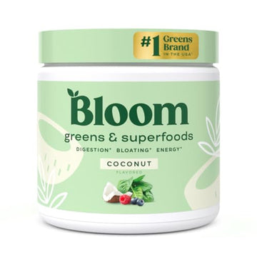 Bloom Nutrition Super Greens Powder Smoothie & Juice Mix (Coconut) Bloom Nutrition uk supplements