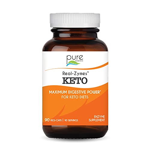Real-Zymes™ KETO Digestive Enzymes Supplement with Probiotics for Better Digestion PURE ESSENCE LABS uk supplements