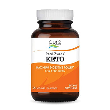 Real-Zymes™ KETO Digestive Enzymes Supplement with Probiotics for Better Digestion PURE ESSENCE LABS uk supplements