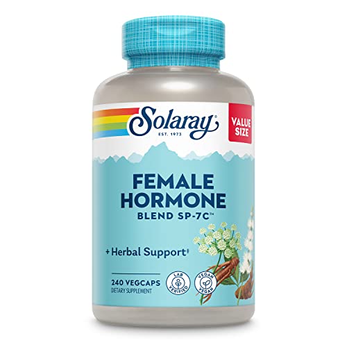 Solaray Female Hormone Blend SP-7C, Herbal Support Hormonal Balance for Women SOLARAY uk supplements