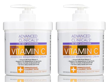 Advanced Clinicals Vitamin C Face & Body Cream Moisturizing Skin Care Lotion, Anti Advanced Clinicals uk supplements