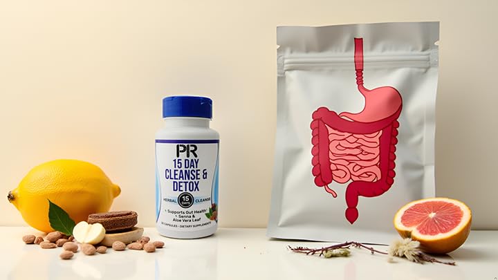 PRIMAL RESOURCE 15 Day Cleanse & Detox – Supports Digestive Health, Regularity & Gut Cleanse –Herbal with Probiotics PRIMAL RESOURCE uk supplements