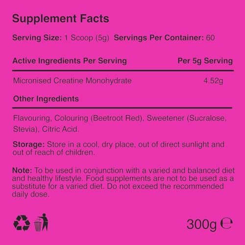 Warrior Creatine Monohydrate Powder – 300g – Micronised for Easy Mixing and Consumpti Warrior uk supplements