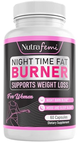 Nutrafemi Night time Fat Burner, Weight Loss Pills for Women – Thermogenic Fat Burner Nutrafemi uk supplements