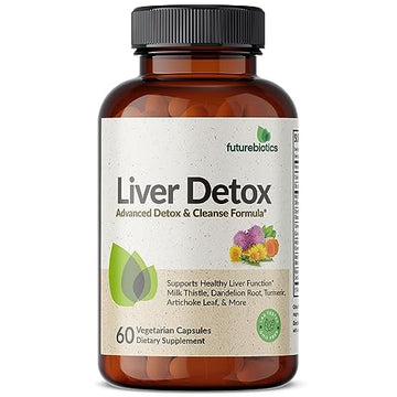 Futurebiotics Liver Detox Advanced Detox & Cleanse Formula Supports Healthy Liver Function Futurebiotics uk supplements