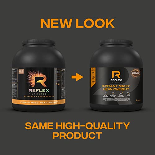 Reflex Nutrition Instant Mass Heavyweight, Mass Protein Powder, Over 1000 Calories Per Serving, 60g Protein Reflex Nutrition uk supplements