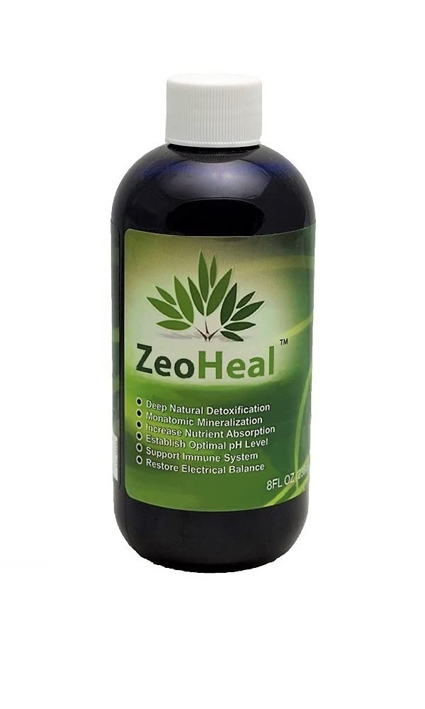 Living Foods USA ZeoHeal - Humic and Fulvic Acid Mineral Supplement 8 Fluid Ounce (2-Pack) Living Foods USA uk supplements