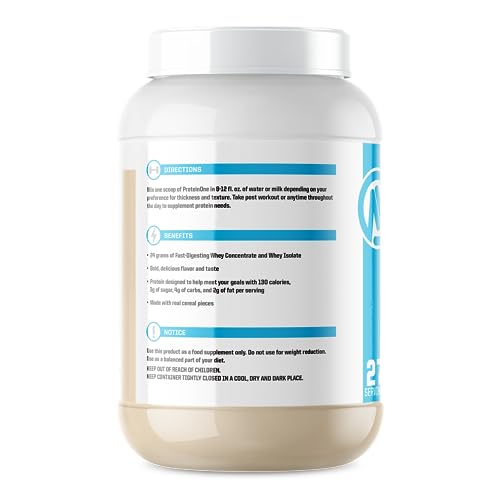 NutraOne ProteinOne Whey Protein Promote Recovery and Build Muscle with a Protein NutraOne uk supplements