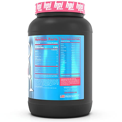 BPI Sports ISO HD – 100% Whey Protein Isolate Powder – Muscle Growth, Recovery BPI Sports uk supplements