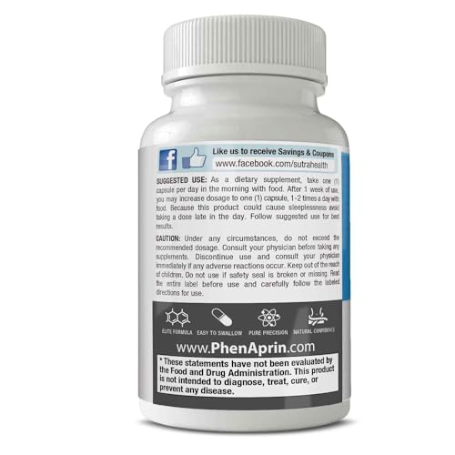 PhenAprin XR Maximum Strength Appetite Suppressant Diet Pills - 2-Pack, Metabolism Boosting SutraHealth uk supplements