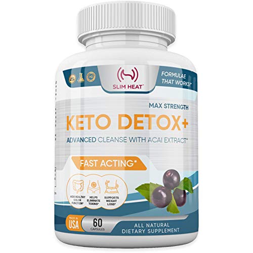 Advanced Keto Colon Cleanser & Detox for Weight Loss - Aids Healthy Colon Function Slim Heat uk supplements