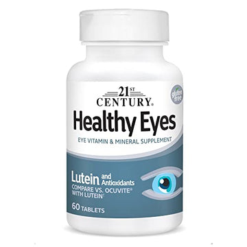21st Century Healthy Eyes with Lutein Tablets, 60 Count, White (27452) 21st Century uk supplements
