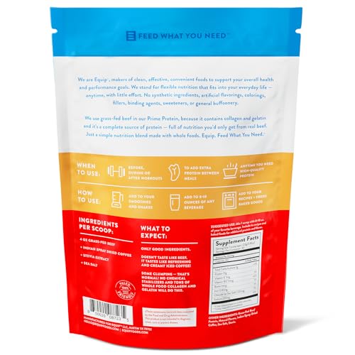 Equip Foods Prime Protein - Grass Fed Beef Protein Powder Isolate - Paleo and Keto Equip uk supplements