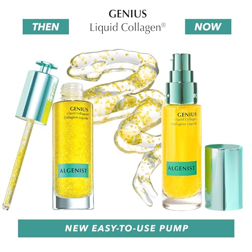 Algenist GENIUS Liquid Collagen - Vegan, Plant-Based Collagen Dropper with Vitamin E & Omega 3 ALGENIST uk supplements