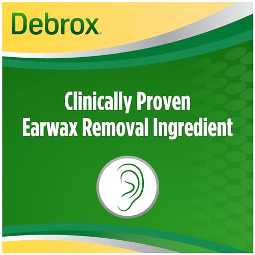Debrox Ear Wax Removal Kit, Ear Cleaning Kit Includes Rubber Bulb Syringe Debrox uk supplements