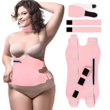 Fshyos Upgrade Castor Oil Wrap Plus Size Kit with Unrefined Castor Oil for Liver Detox Fshyos uk supplements