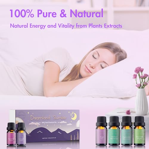WECONA Essential Oils for Diffusers For Home - Dreamland Slumber Aromatherapy Oils Set WECONA uk supplements