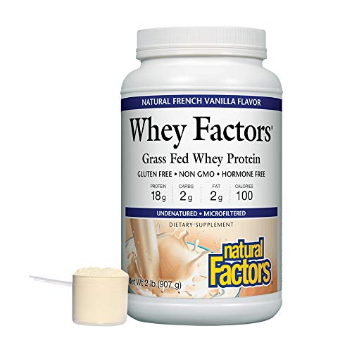 Whey Factors by Natural Factors, Grass Fed Whey Protein Concentrate, Aids Muscle Natural Factors uk supplements