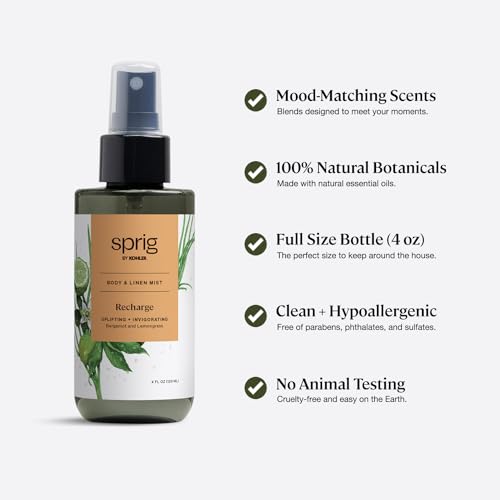 Sprig by Kohler Recharge Body & Linen Mist SPRIG BY KOHLER uk supplements
