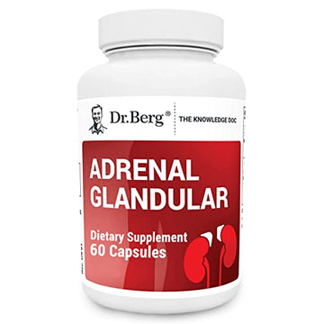 Dr. Berg's Adrenal Glandular - Cortisol Manager, More Energy, Focus, Stress and Immunity Dr. Berg Nutritionals uk supplements