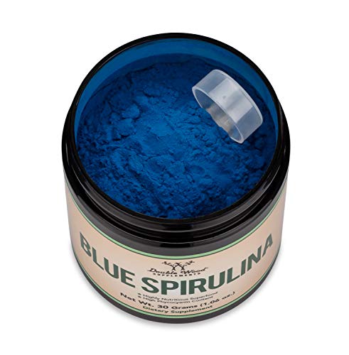 Blue Spirulina Powder - Maximum 35% Phycocyanin Content, Superfood Powder from Blue Double Wood Supplements uk supplements