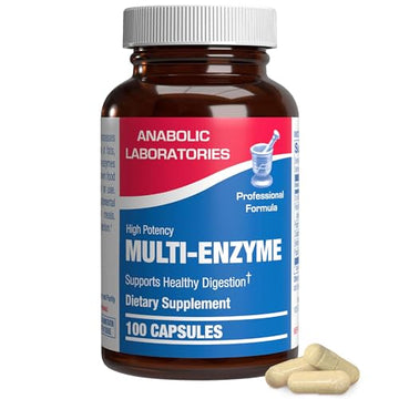 Anabolic Laboratories Multi Enzyme Nutritional Supplements - 100 Capsules of Digestive Anabolic Laboratories uk supplements