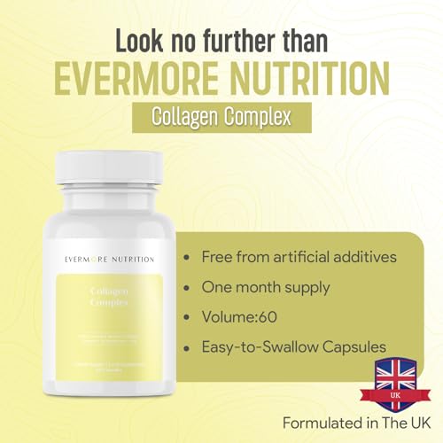EVERMORE NUTRITION Grass Fed Collagen Complex with Hyaluronic Acid, Vitamin C and Active Peptides EVERMORE NUTRITION uk supplements