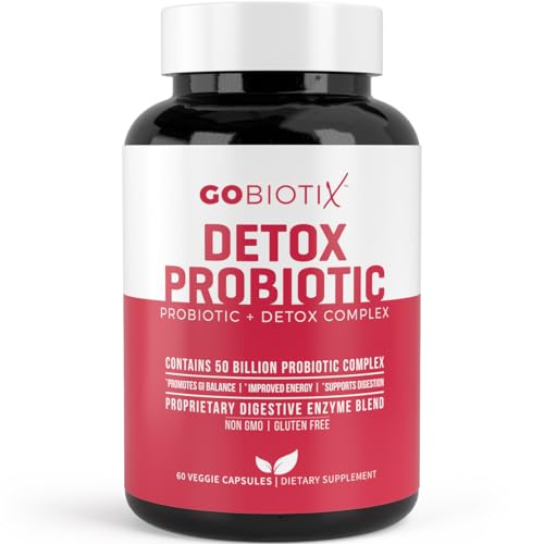 GOBIOTIX Detox Probiotic Supplement with Digestive Enzymes, Milk Thistle, Turmeric GOBIOTIX uk supplements